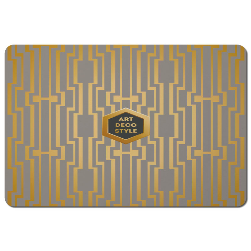 Meranda Polyester-Coated Hardboard Rectangle Placemat