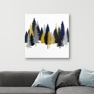 fir - 32"x32" art on canvas
