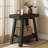 2-Tier Farmhouse Wooden End Table, Side Table with Storage shelves, Nightstand for Living Room and Bedroom-912363525