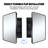 Rectangle Medicine Cabinet With Shelves-1742868609