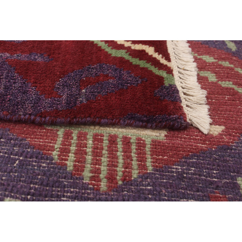 Tapis en laine 10 pi x 11 pi 10 po one-of-kind à la main-noué la 2010 ushak Donahoe