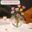 Vase de table en acrylique Jakaylen