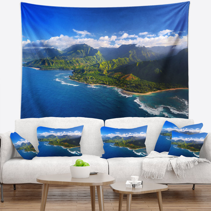 Tapisserie «Beach Na Pali Coast», H 50 po x l 60 po