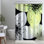 Floral – Polyester Shower Curtain, Dye Sublimation Print, 71" W × 74" L