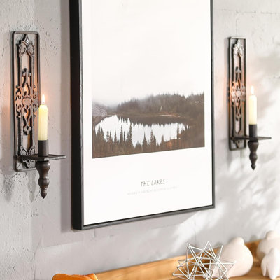 Wall Candle Sconces Set of Two