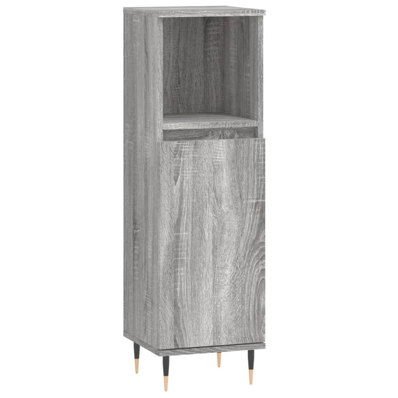 Bathroom Cabinet, Grey Sonoma