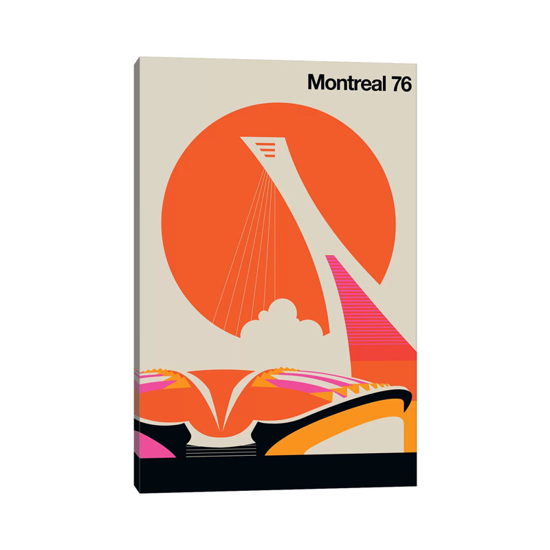 Montréal 76, giclée sur toile tendue avec châssis, H 26 po x l 18 po