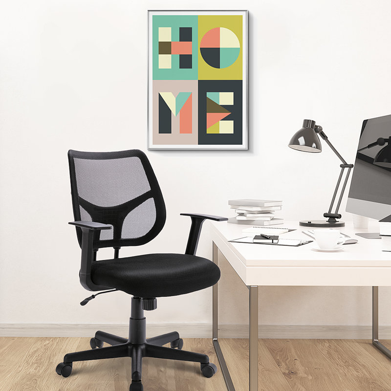 Chaise de travail ergonomique en filet Jhosep