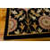 Tapis noir touffeté à la main Carthage