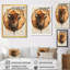 Tête de bison américaine sur verre glissant de Waterloo - art mural bison-972553526-972552909-972552908