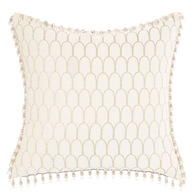 Jolene Scalloped Polyester Zipper Sham