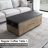 Lift-Top Coffee Table With 4 Stools,3-In-1 Multifunctional Center Table