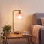 Lampe de table arquée en métal de 19 pouces avec ports USB-129240183
