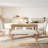 Hearthstone 6-Piece Farmhouse Dining Table Set With Sturdy Frame And Ergonomic Seating-115716360-115716362