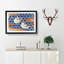 Two Seagulls by Katsushika Hokusai - Picture Frame Painting Print-55606167-55606171