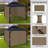 Aoodor Replacement 4-Panel Gazebo Sidewall Curtains-121327728-97531252