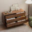 Ensemble de chambre à coucher, ensemble de table de chevet de 2, commode de chambre à coucher avec 6 tiroirs, ensemble de mobilier de chambre à coucher