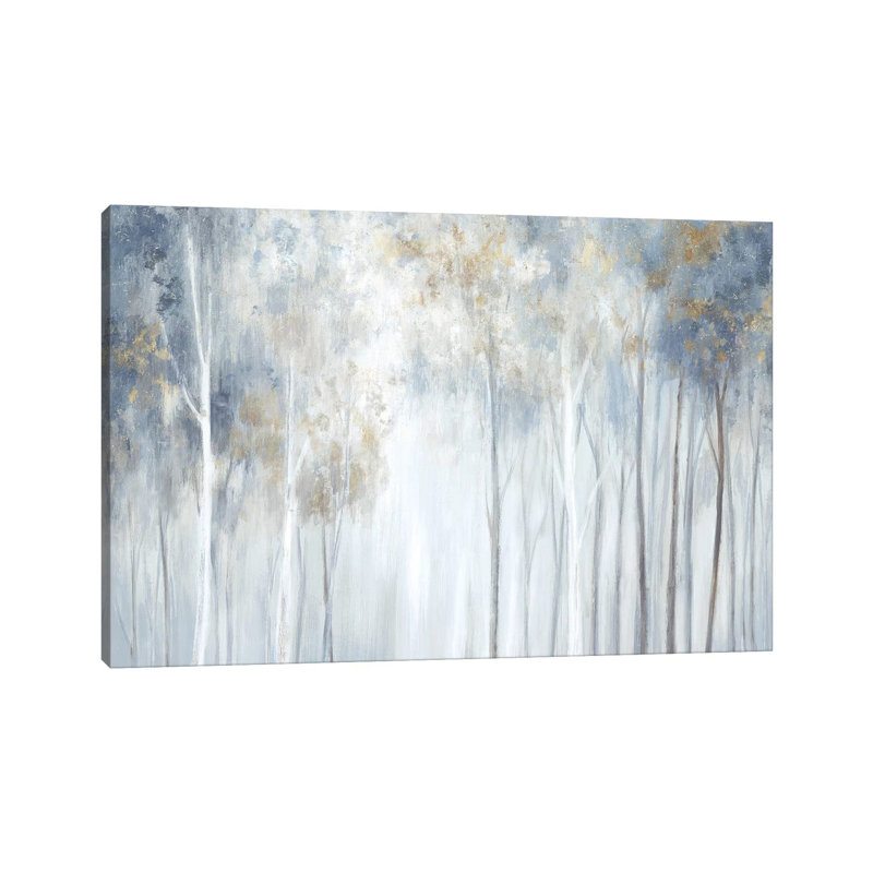 «Forest Magic» par Eva Watts - reproduction d'art, H 26 po x l 40 po x 1,5 po, Toile tendue, Pas de tapis