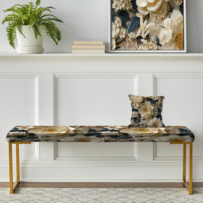 Banc rembourré or, Pascoe