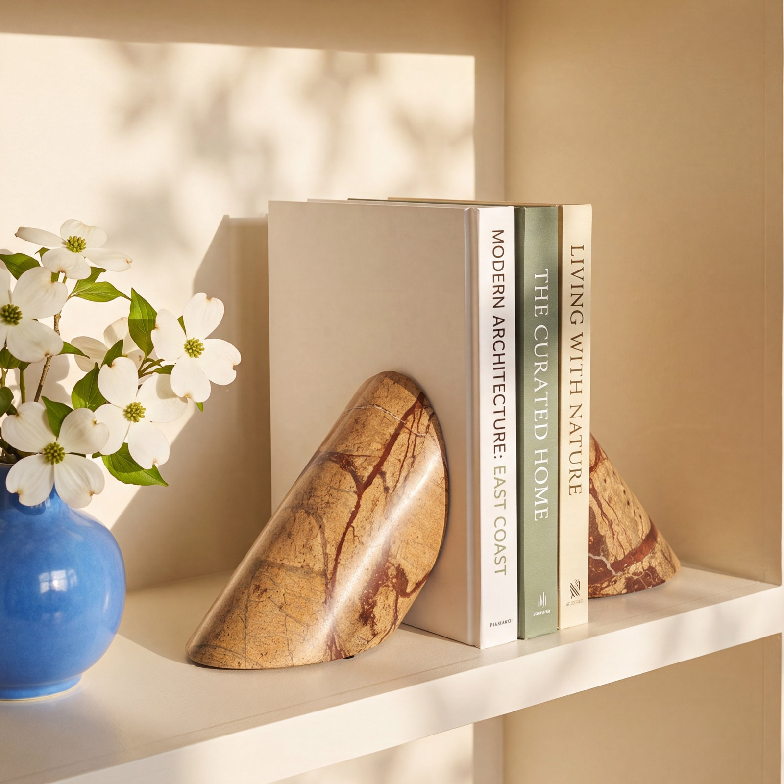 Affinity Forest Marble Bookends