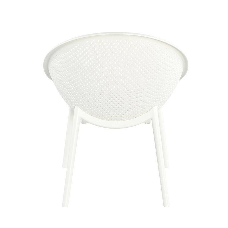 Chaise d'appoint de 2 personnes, esthétique fonctionnelle moderne, fabrication, plastique, profondeur de 30,51 po, paire d'instructions d'assemblage, polypropylène, poids de 11,42 lb, certaines
