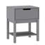 Table de chevet en bois pour chambre d'enfant avec tiroir de rangement et tablette-1342644642