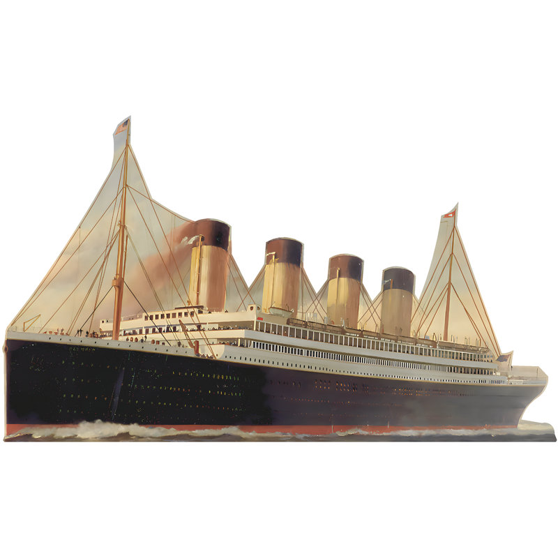 Rms Olympic British Ocean Liner Ship Boat 1912 Cardboard Cutout Standup Standee
