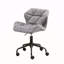 Chaise de bureau pivotante et capitonnée-1585015356