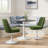 Lippa Upholstered Swivel Dining Chair-105239765-105239762