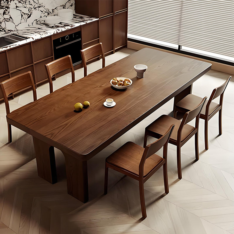 Ensemble de salle à manger Wabi-Sabi, H 29,5 po x L 86,6 po x l 31,5 po