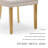 Jaqua Velvet Dining Chair Tufted Dining Room Side Chair with Solid Gold Plated Leg (Set of 2)-167876144