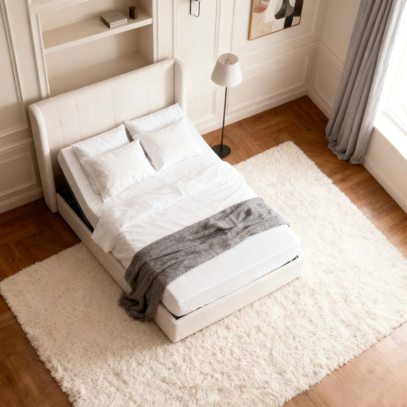Base de lit réglable pour grand lit