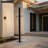 Outdoor Lamp Post With Cross Arm, Split Street Light Pole, Outdoor Lamp Post For Driveway, Pathways, Front Yard-1967881486