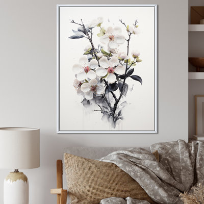 " Minimalism White Apple Blossom II "