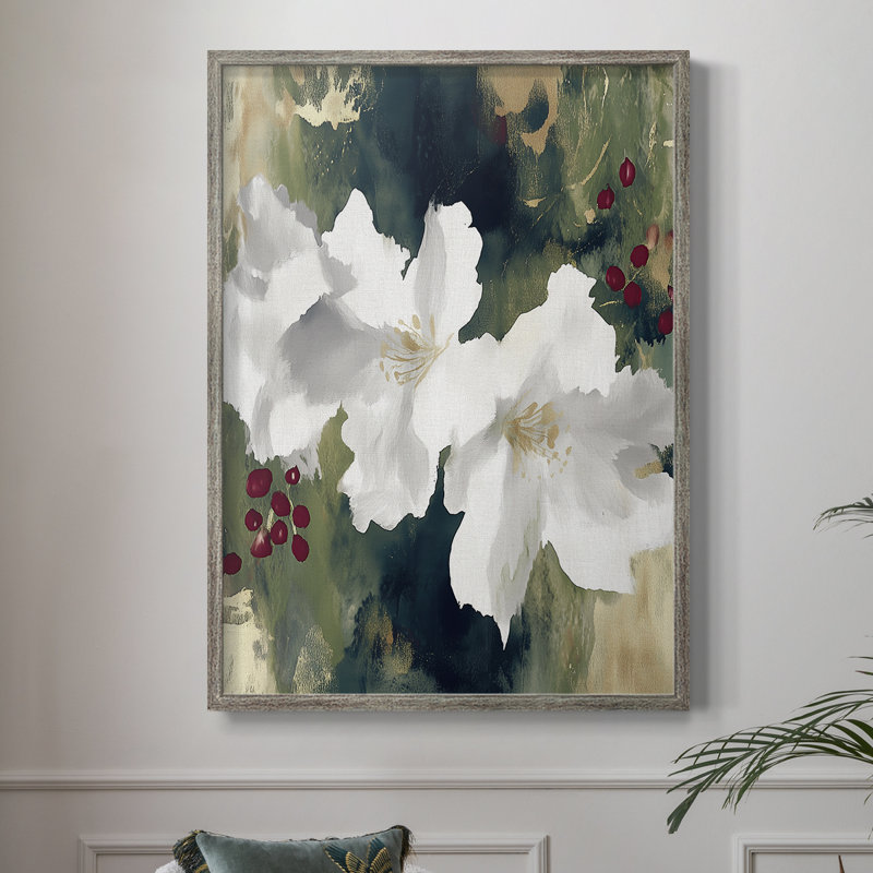 «Christmas Holiday Art CDLXIX», reproduction d'art encadrée - bois massif, H 11 po x l 9 po