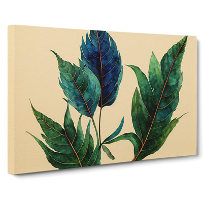 Luscious Leaf - Wrapped Canvas Painting