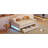 Upholstered Twin XL Size Daybed With LED Belt And 2 Drawers, Beige-585103354