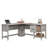 L-Shaped Desk, White Finish