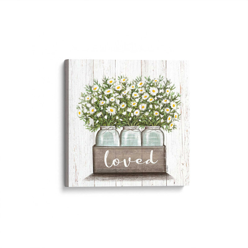 «Loved Flower Trio» par Elizabeth Tyndall, reproduction d'art, Toile non encadrée, L 20 po x H 20 po, Ne s’applique pas