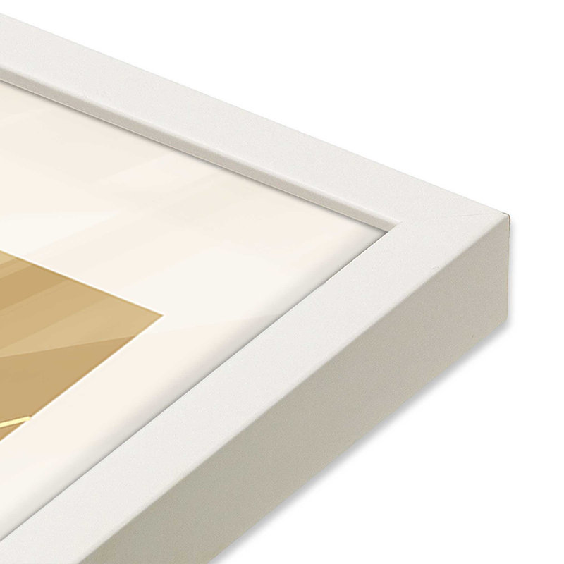 Affiche des Fêtes Bauhaus, Cadre simple blanc opaque, H 21 po x l 17 po