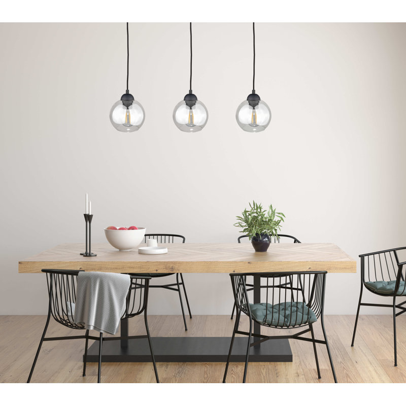Bernstein 3 - Light Kitchen Island Pendant, Black