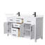 Beckett 60" Freestanding Double Bathroom Vanity with Quartz Top-1942309807-1942309811-1942309809