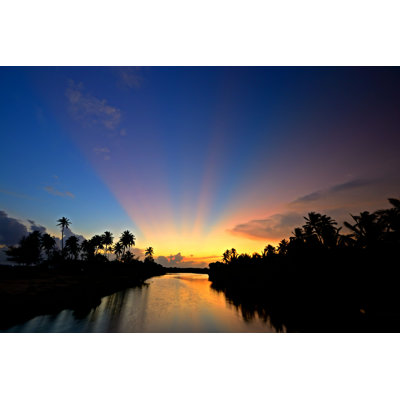 " Tropical Red Sunset "