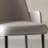 Gray Solid back side Chair(Set of 2)