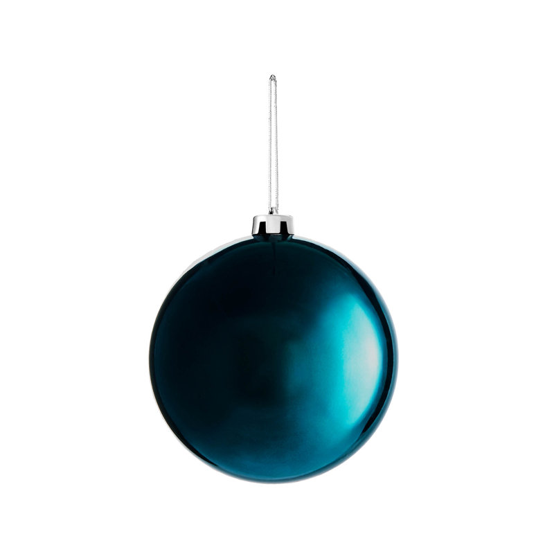 Plastic / Acrylic Shatterproof Bauble, 16cm H x 14.99cm W x 14.99cm D
