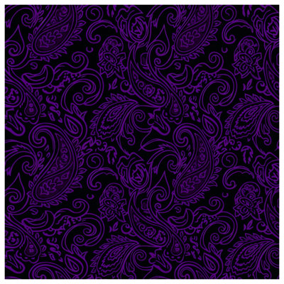 Couvertures mauves à motif cachemire