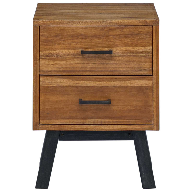 40cm W Solid Wood Bedside Table