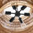 6-Light Dimmable Hand-Woven Drum Chandelier