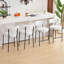 Tabouret 34,25 "H 34,25" avec dossier courbé-2031333987