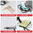 Extra Wide Full Size Ironing Board 57" L X18 W, Multifunctional Sturdy Ironing Board With Iron Rest, Foldable Adjustable Iron Board With Heat Resistant Cover, Enhanced Stability, Black Grey.